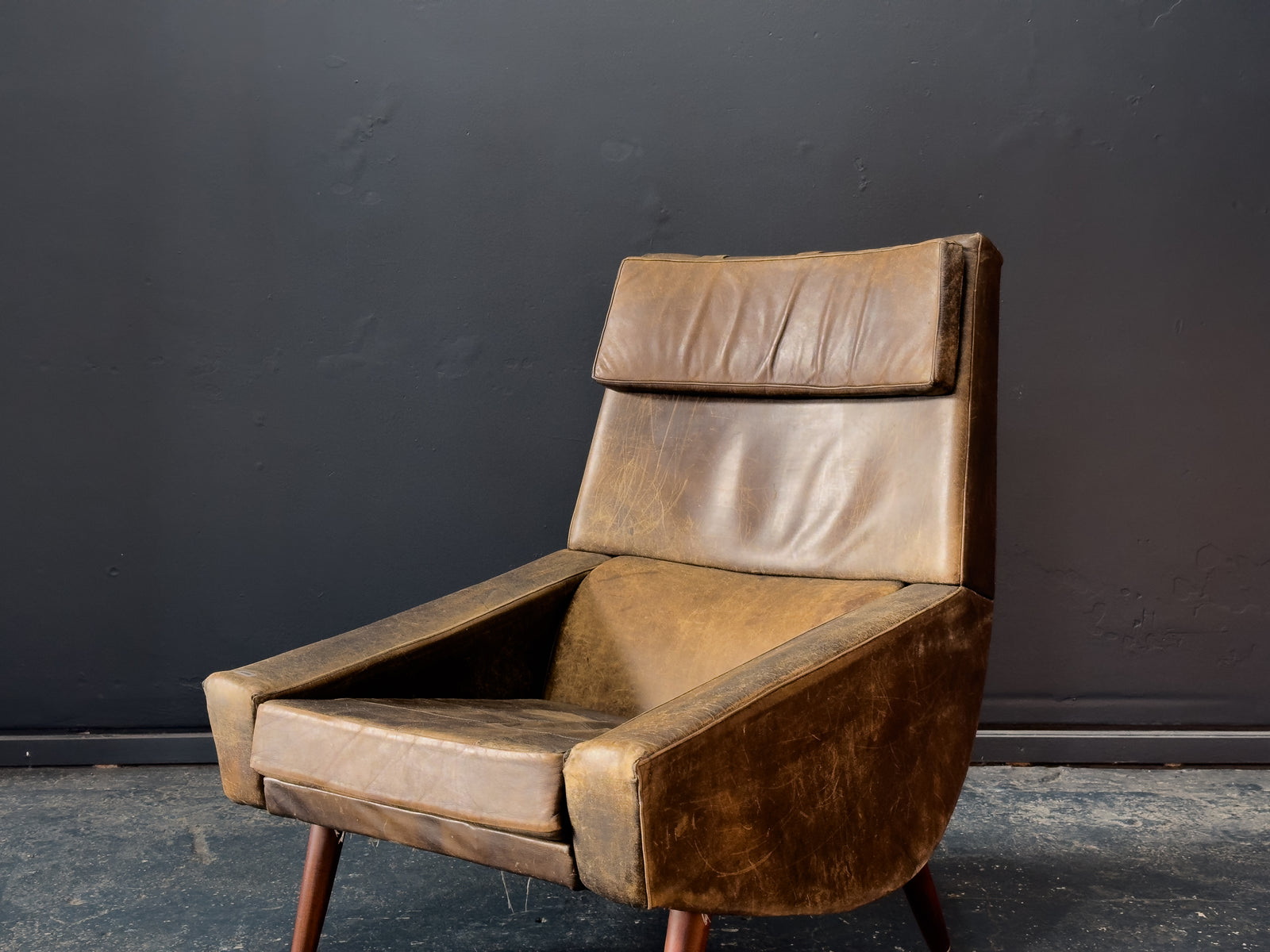 Large Leather Armchair