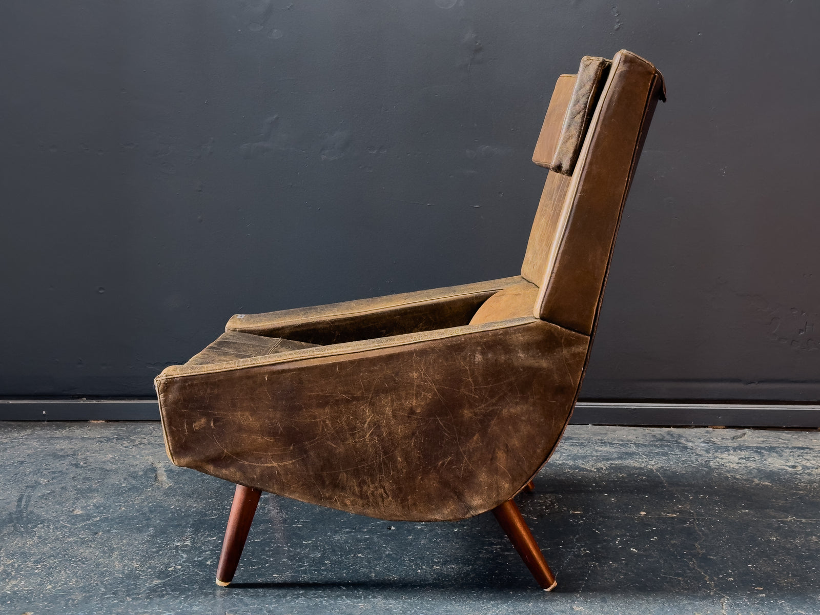 Large Leather Armchair