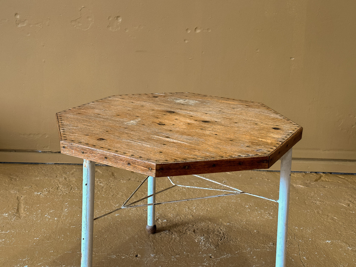 Octagonal Industrial Table