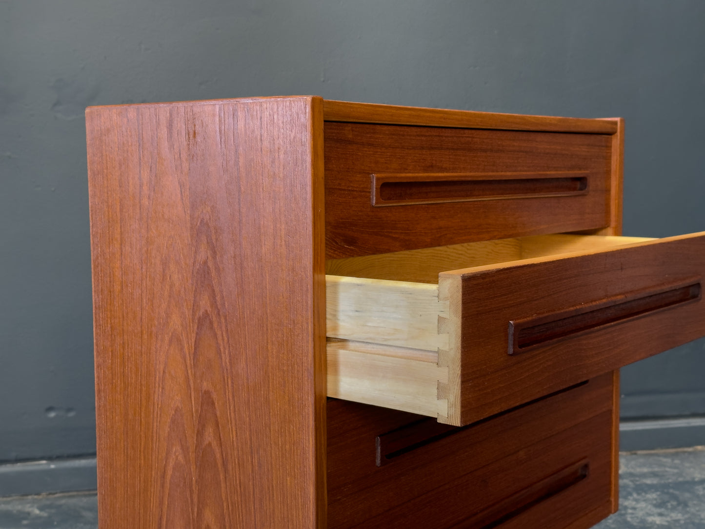 Small Teak Chest of Drawers