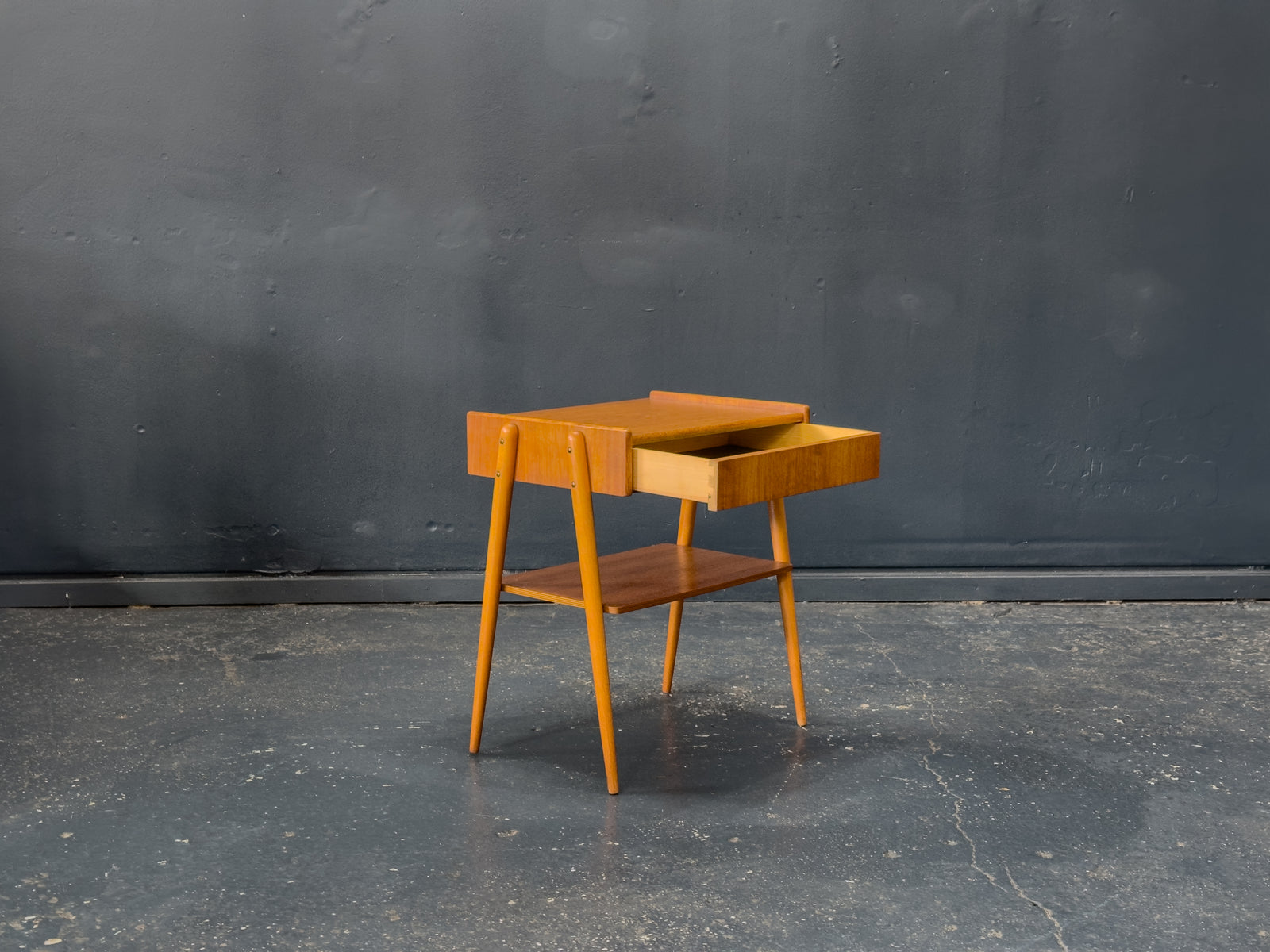 Ab Carlström & Co. Möbelfabrik Teak Bedside Drawer