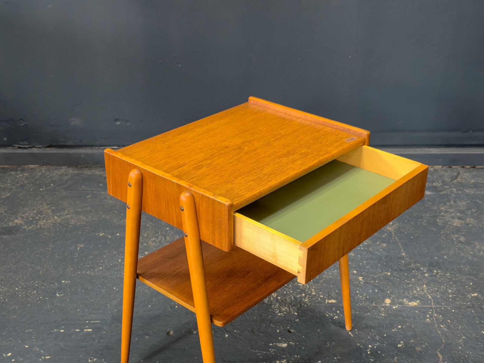 Ab Carlström & Co. Möbelfabrik Teak Bedside Drawer