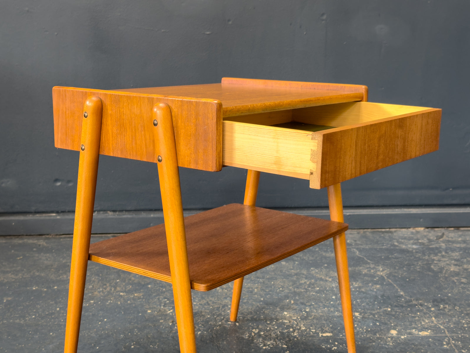 Ab Carlström & Co. Möbelfabrik Teak Bedside Drawer