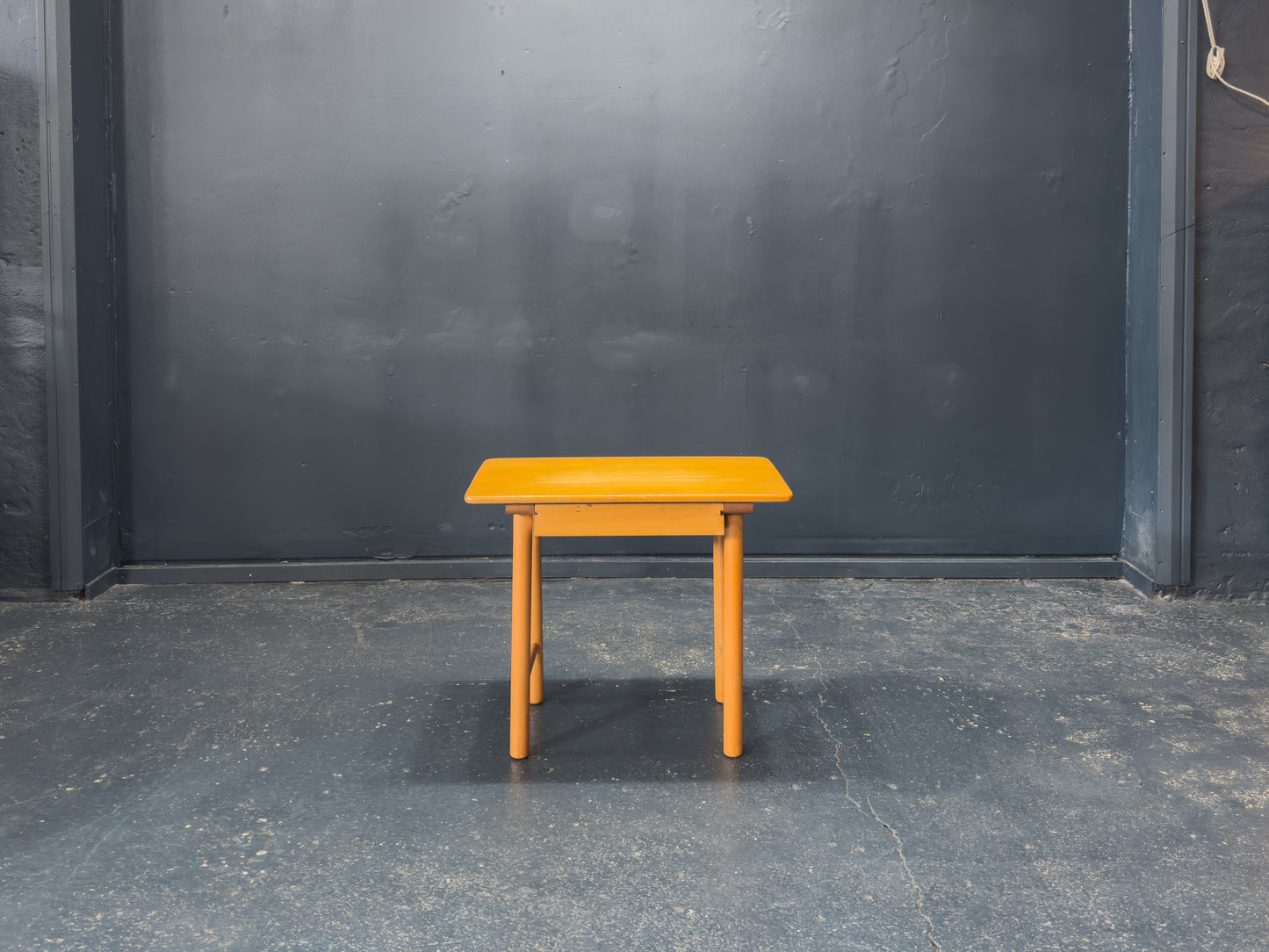 Oak Side Table with Drawer