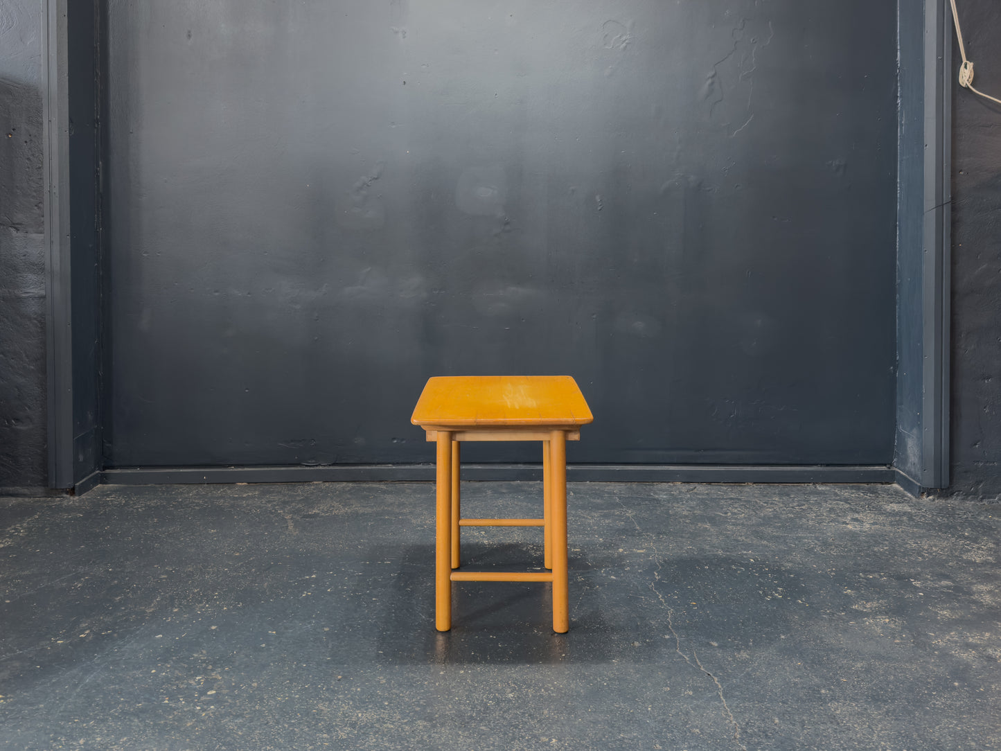 Oak Side Table with Drawer