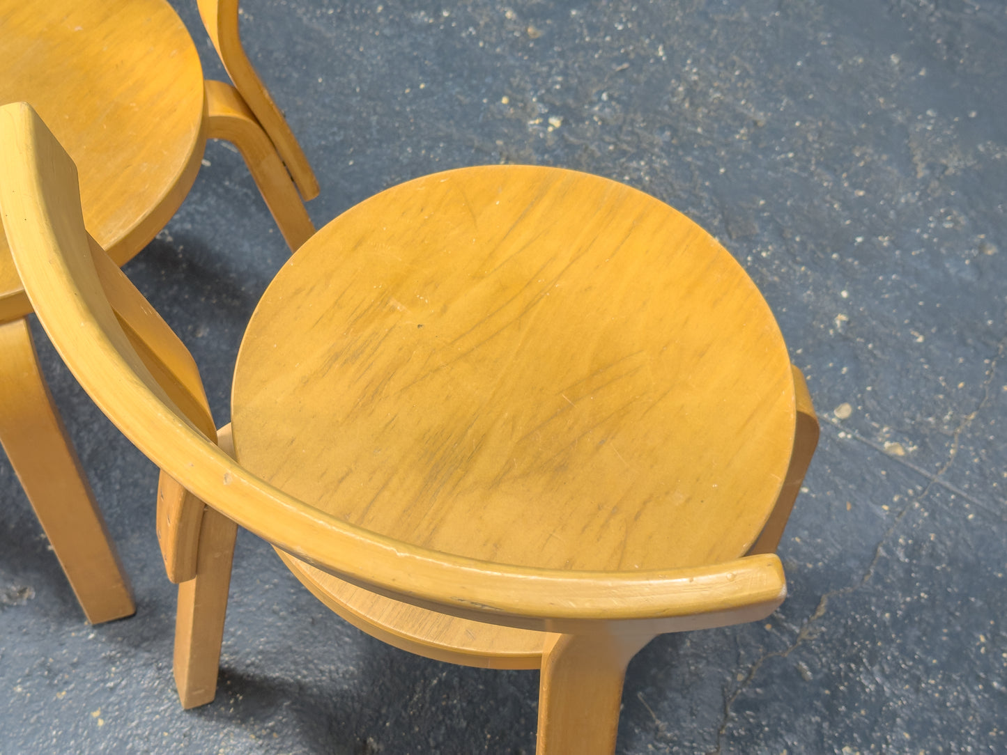 Pair of Alvar Aalto Model 68 Chairs