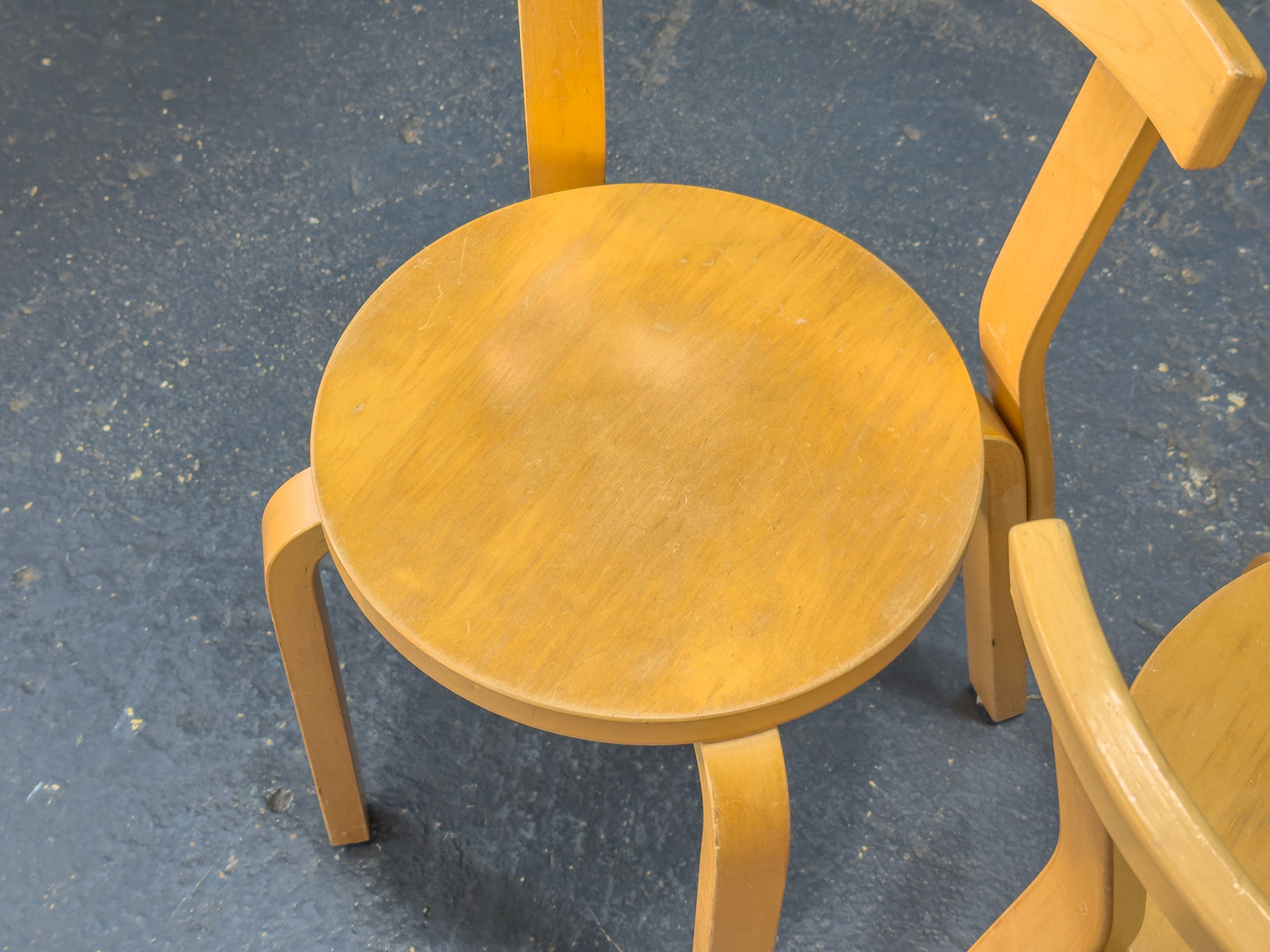 Pair of Alvar Aalto Model 68 Chairs