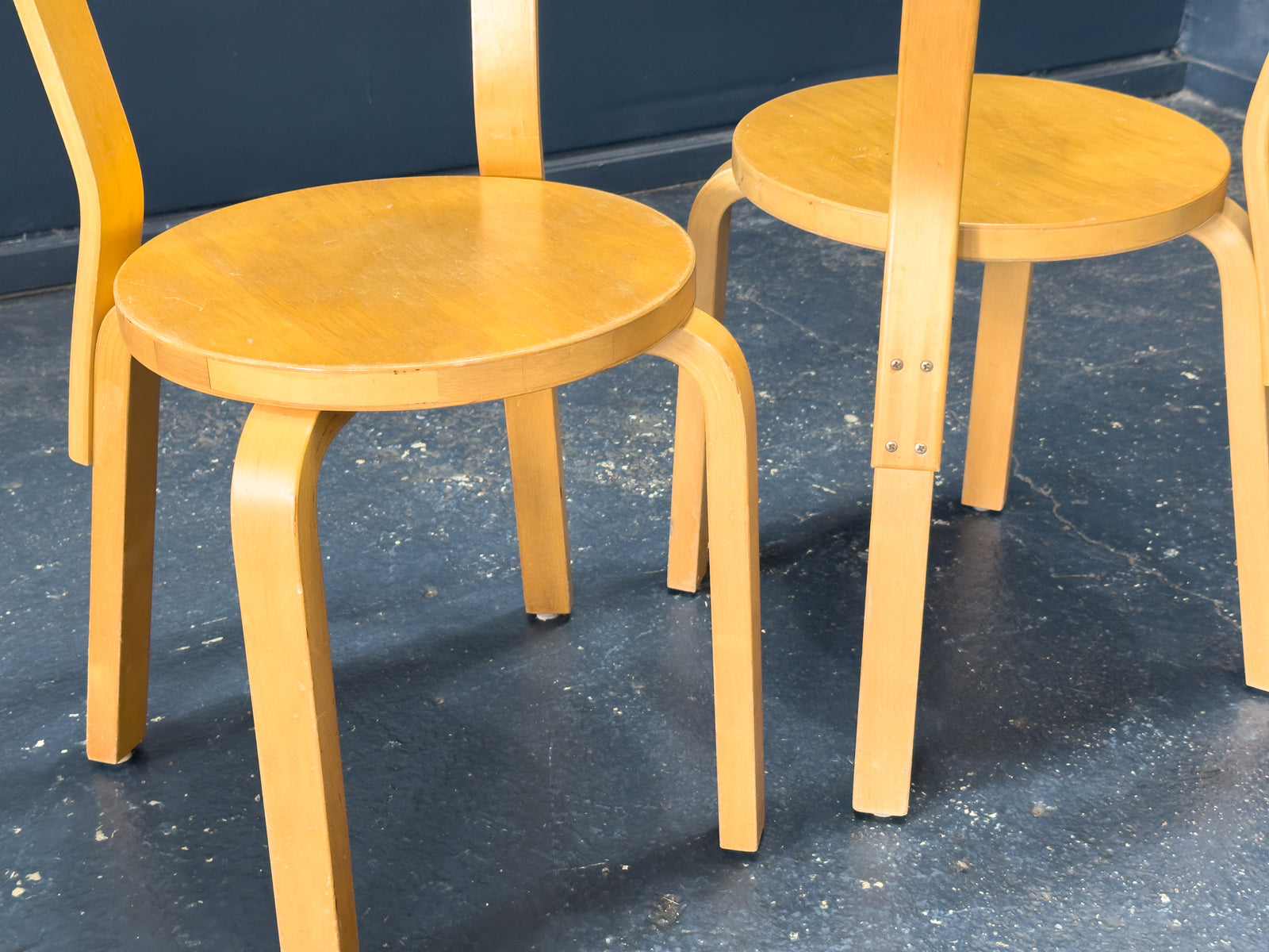 Pair of Alvar Aalto Model 68 Chairs