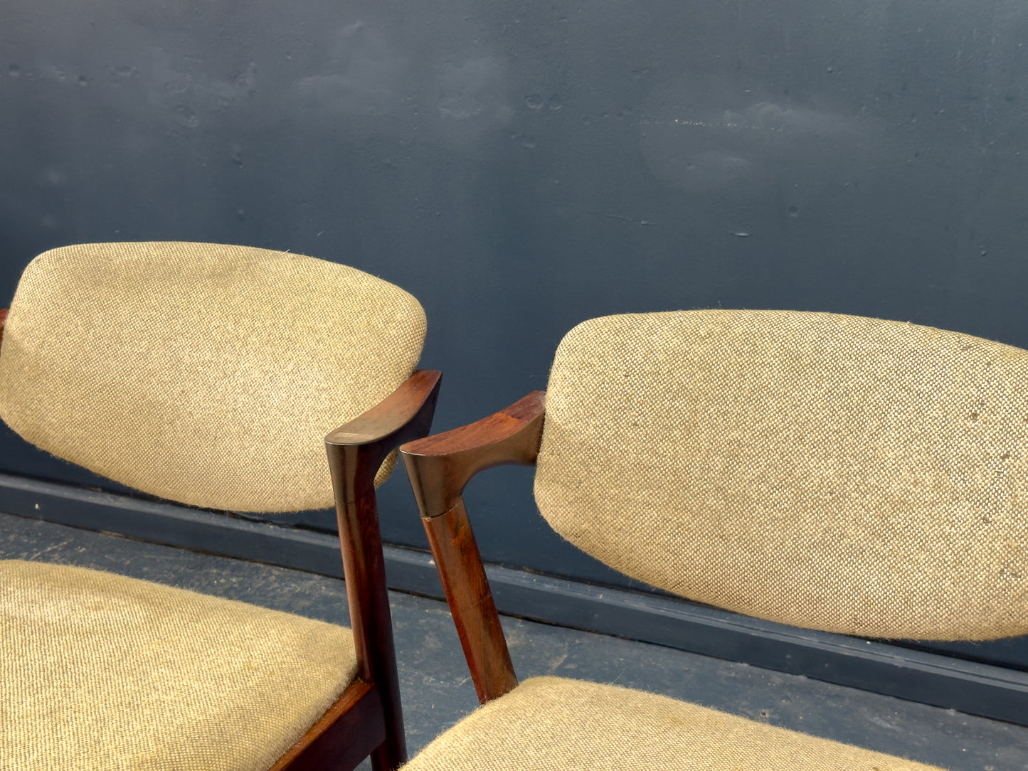 Set of 4 Rosewood Kai Kristiansen Dining Chairs