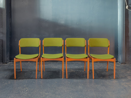 Set of 4 Erik Buch Model 49 Dining Chairs