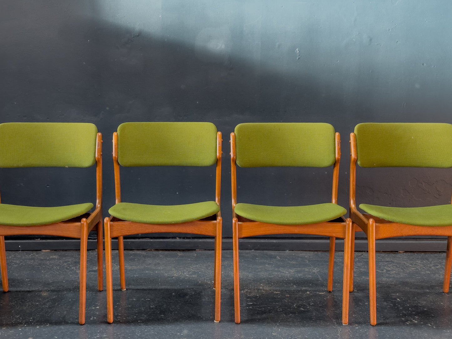 Set of 4 Erik Buch Model 49 Dining Chairs