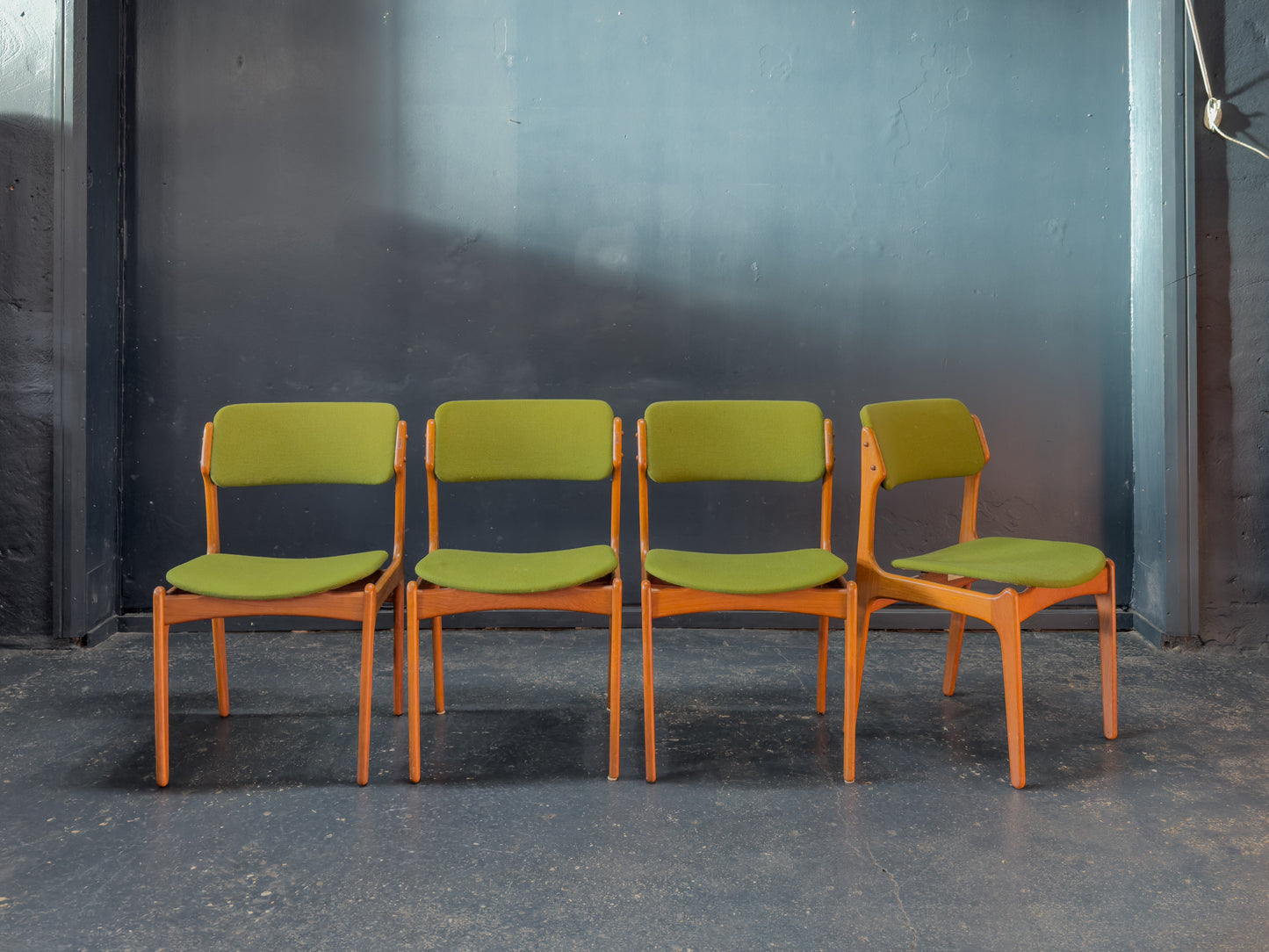 Set of 4 Erik Buch Model 49 Dining Chairs