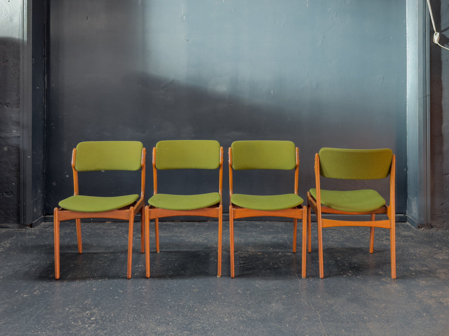 Set of 4 Erik Buch Model 49 Dining Chairs