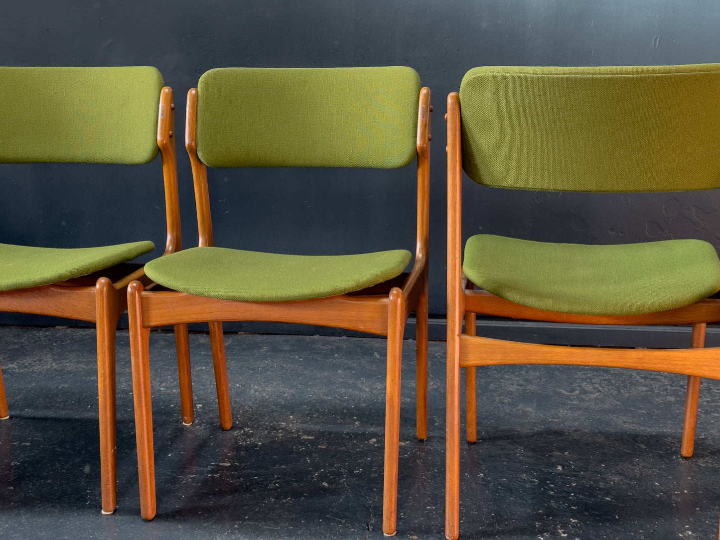 Set of 4 Erik Buch Model 49 Dining Chairs