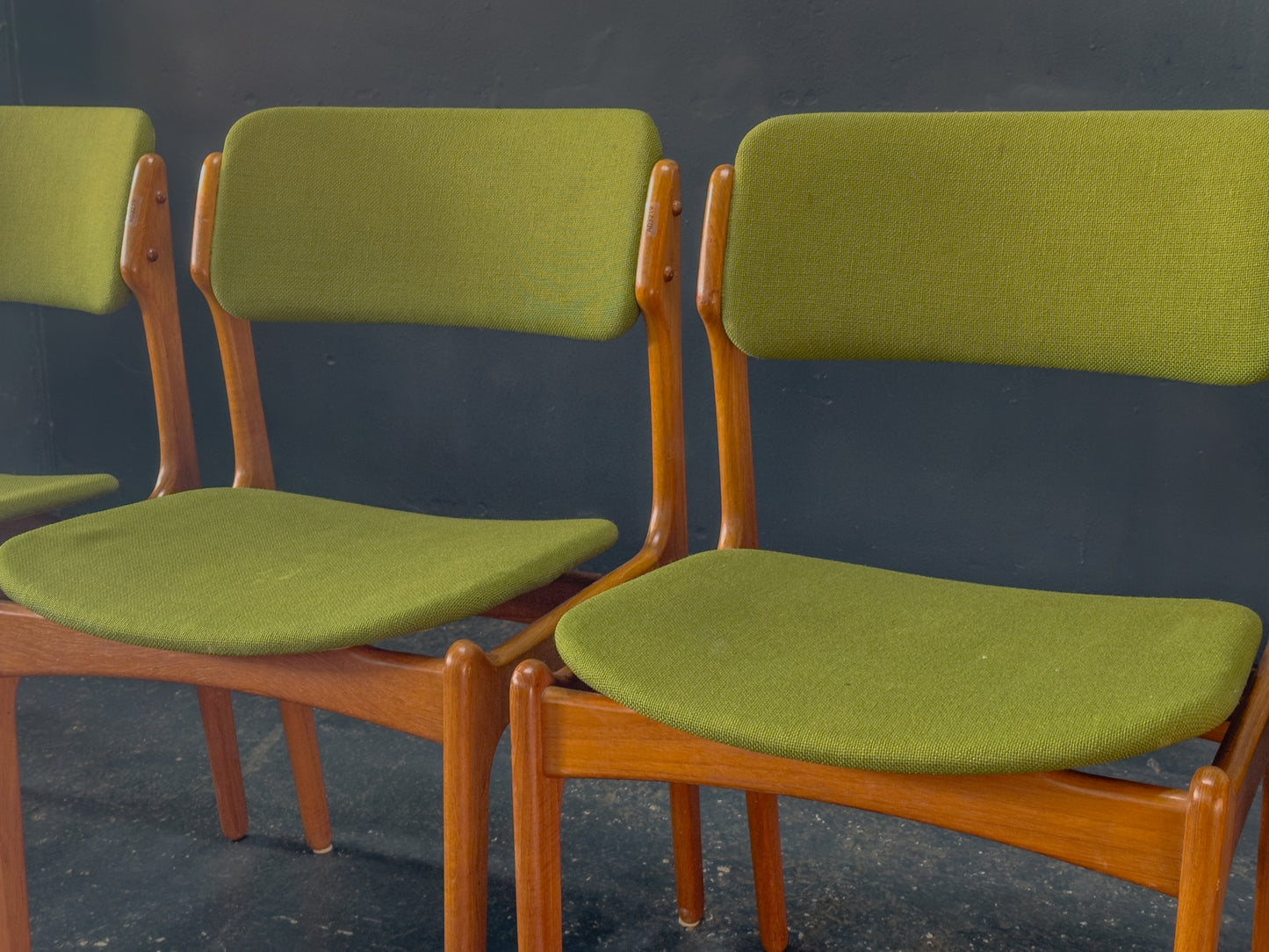 Set of 4 Erik Buch Model 49 Dining Chairs