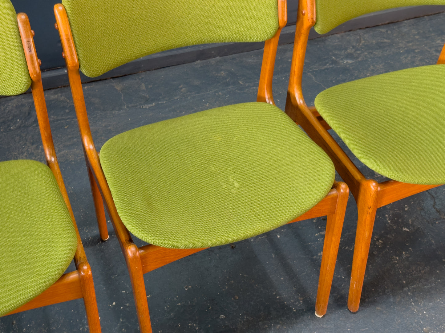 Set of 4 Erik Buch Model 49 Dining Chairs