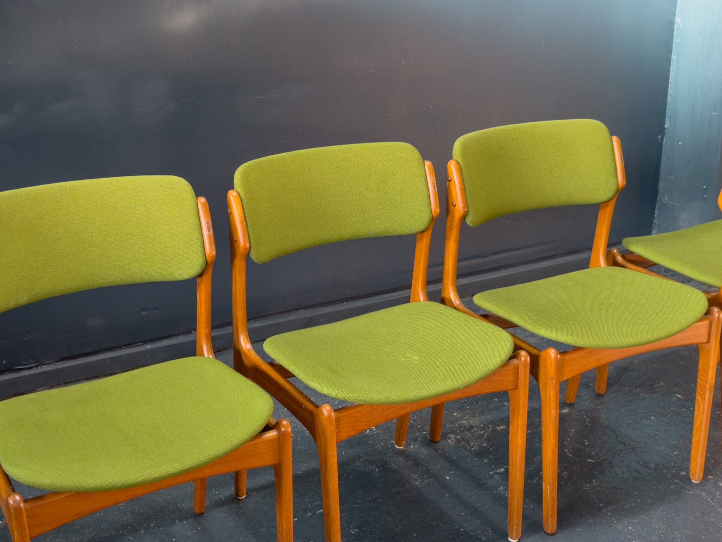 Set of 4 Erik Buch Model 49 Dining Chairs