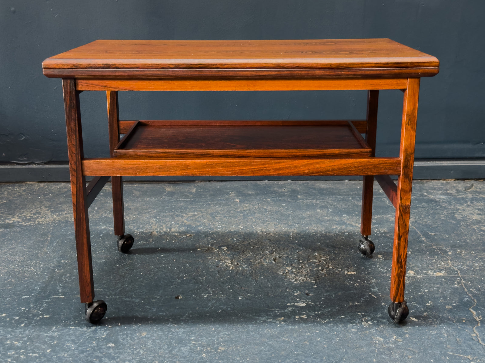 Rosewood Folding Trolley