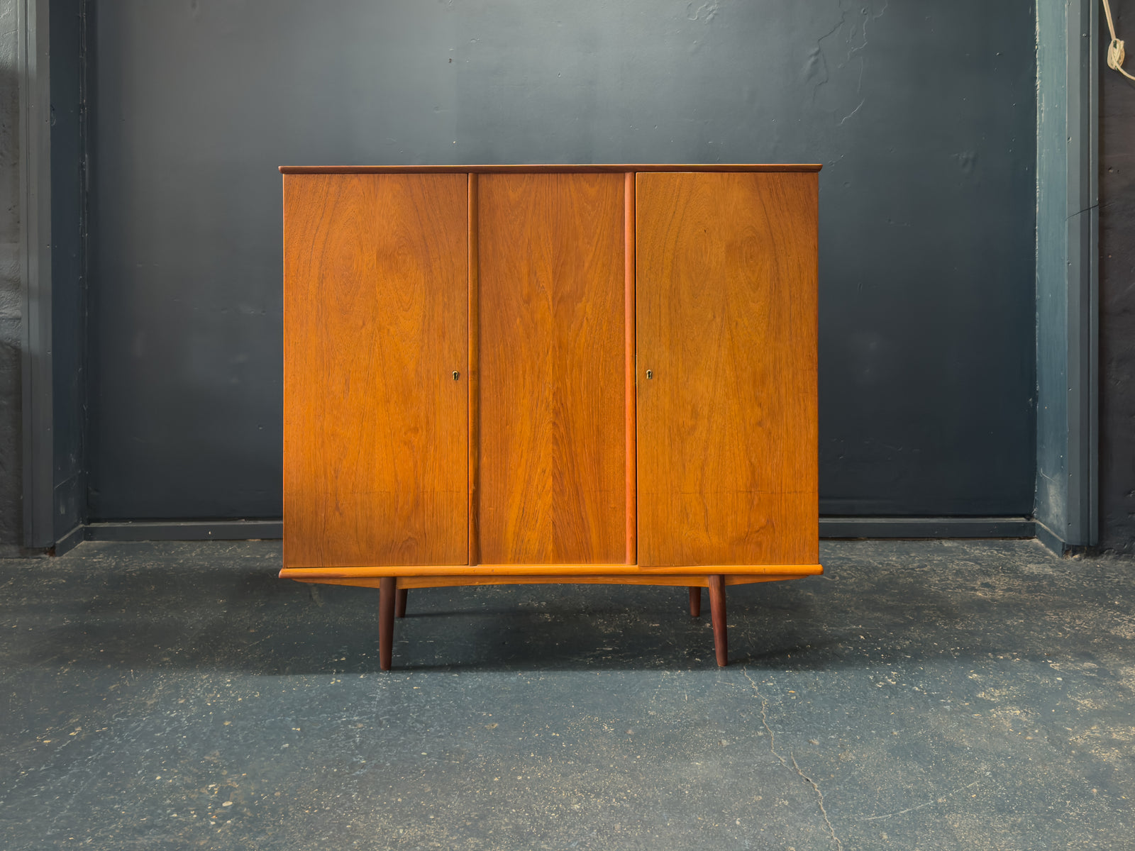Tall Teak Sideboard