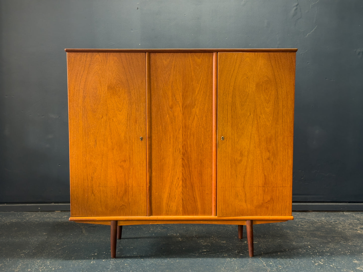 Tall Teak Sideboard