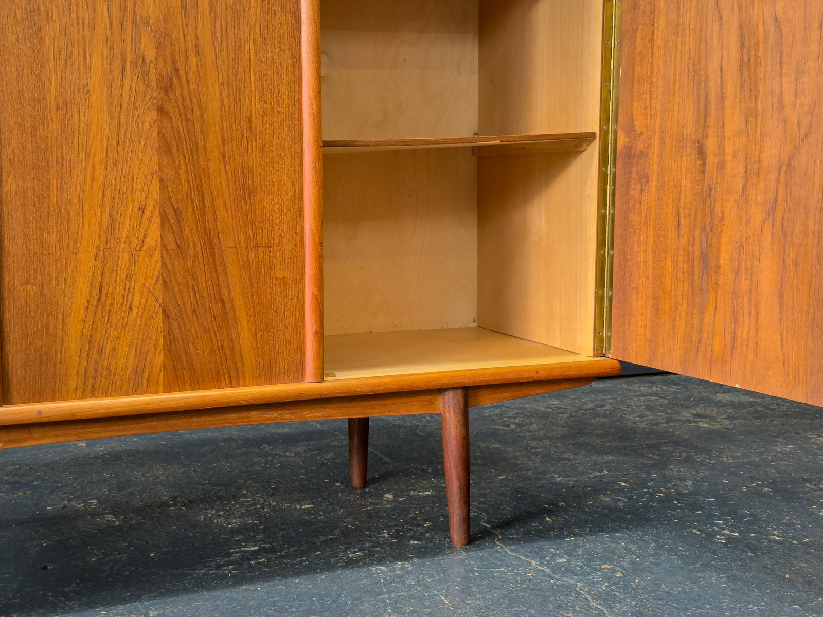 Tall Teak Sideboard