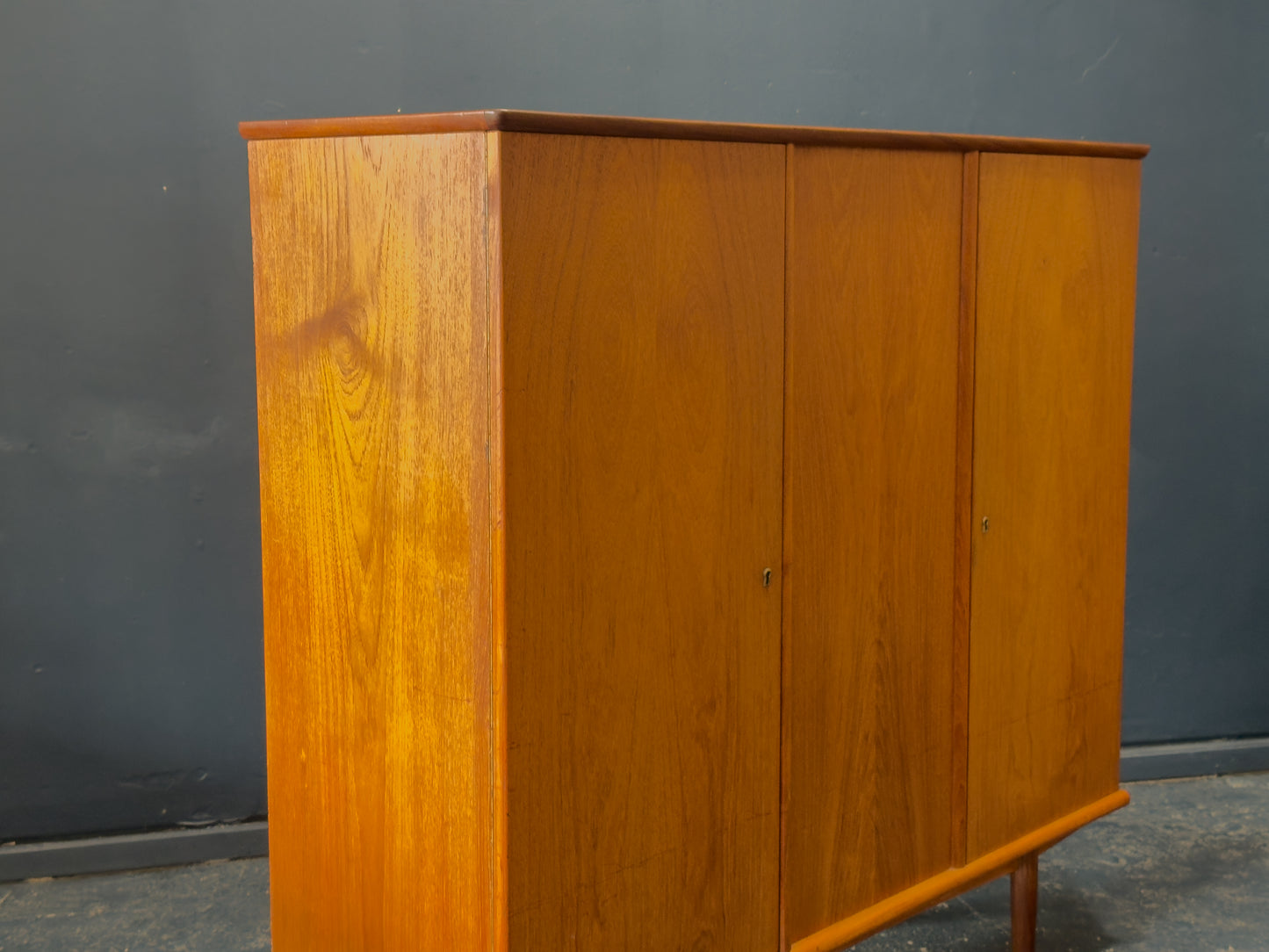 Tall Teak Sideboard