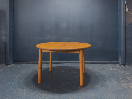 Rainer Daumiller Extending Round Pine Dining Table