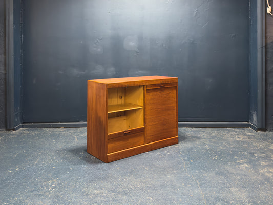 Teak Tambour Unit
