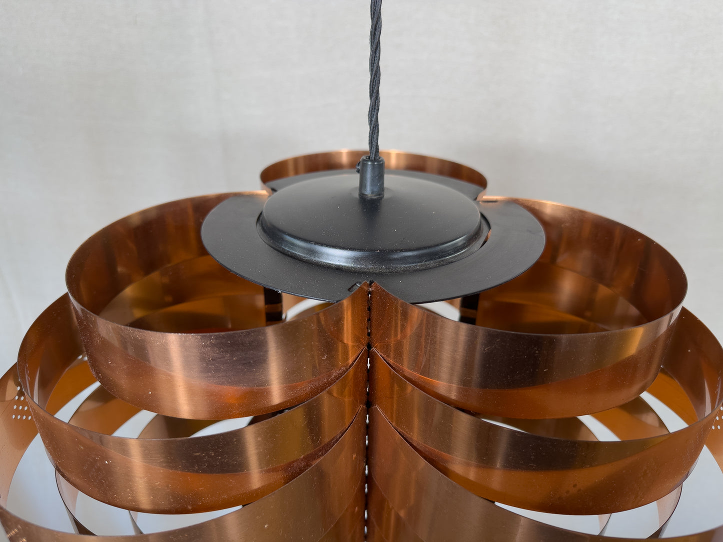 Werner Schou Copper Circular Tiered Pendant