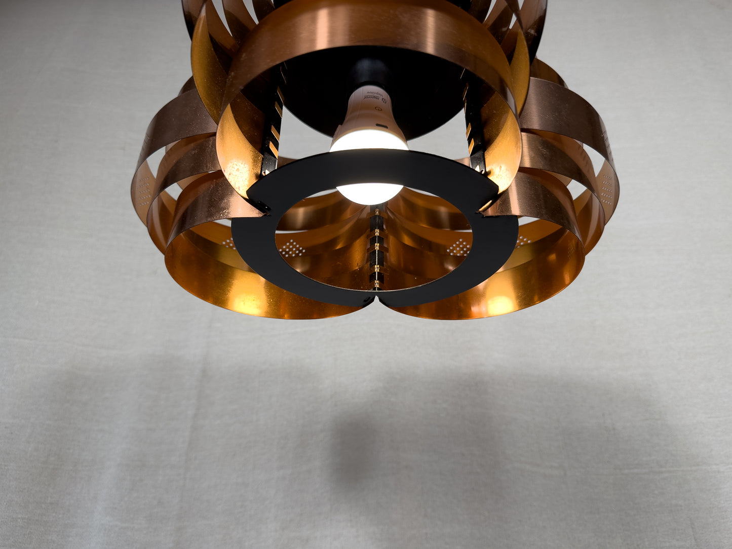 Werner Schou Copper Circular Tiered Pendant