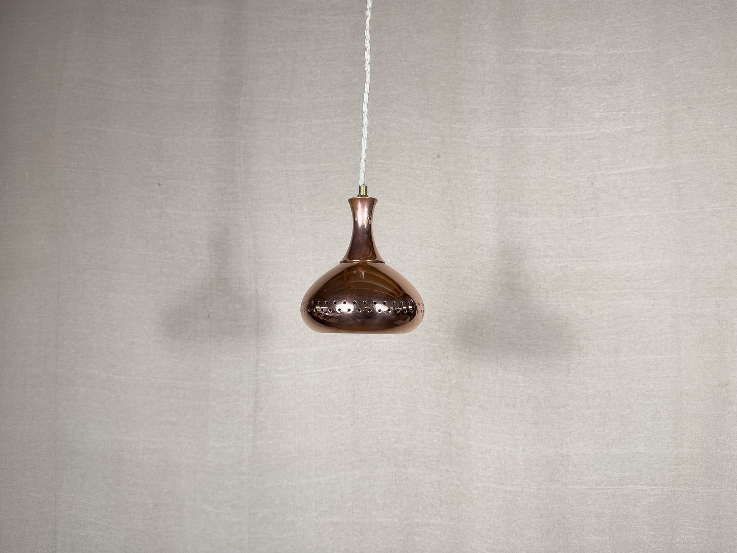 Copper Pendant by Hans-Agne Jakobsson, Sweden, 1950