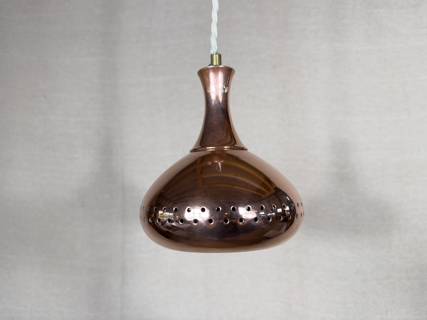 Copper Pendant by Hans-Agne Jakobsson, Sweden, 1950