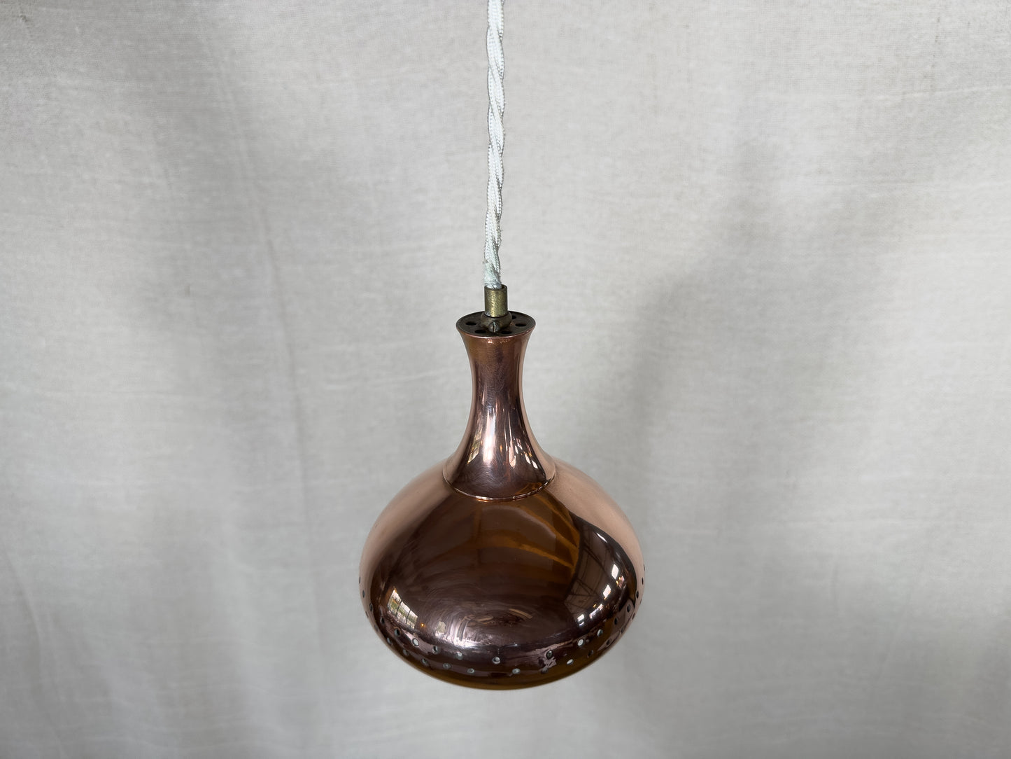 Copper Pendant by Hans-Agne Jakobsson, Sweden, 1950