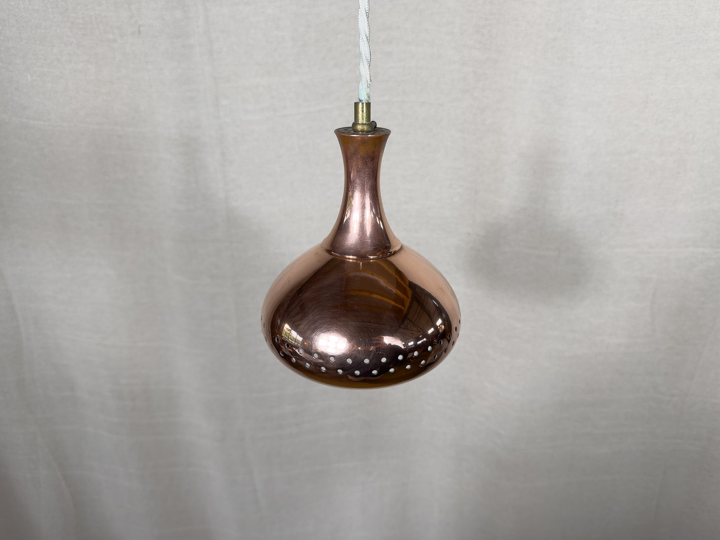 Copper Pendant by Hans-Agne Jakobsson, Sweden, 1950