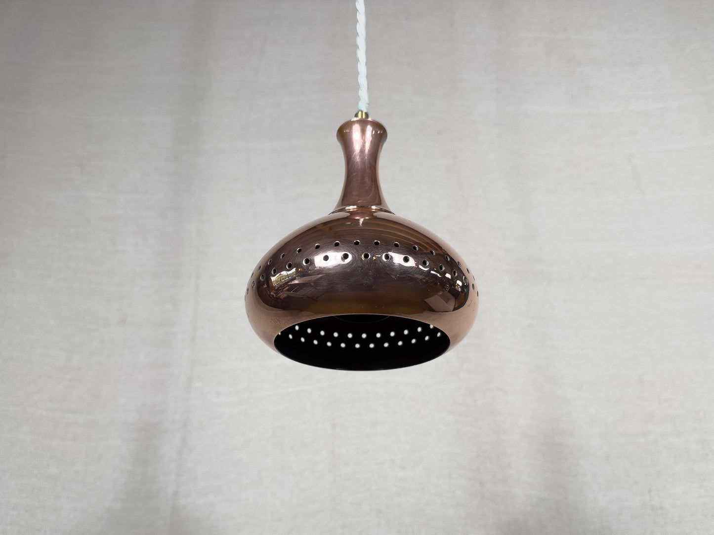 Copper Pendant by Hans-Agne Jakobsson, Sweden, 1950