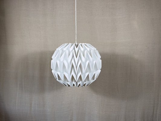 Zig zag textured pendant light