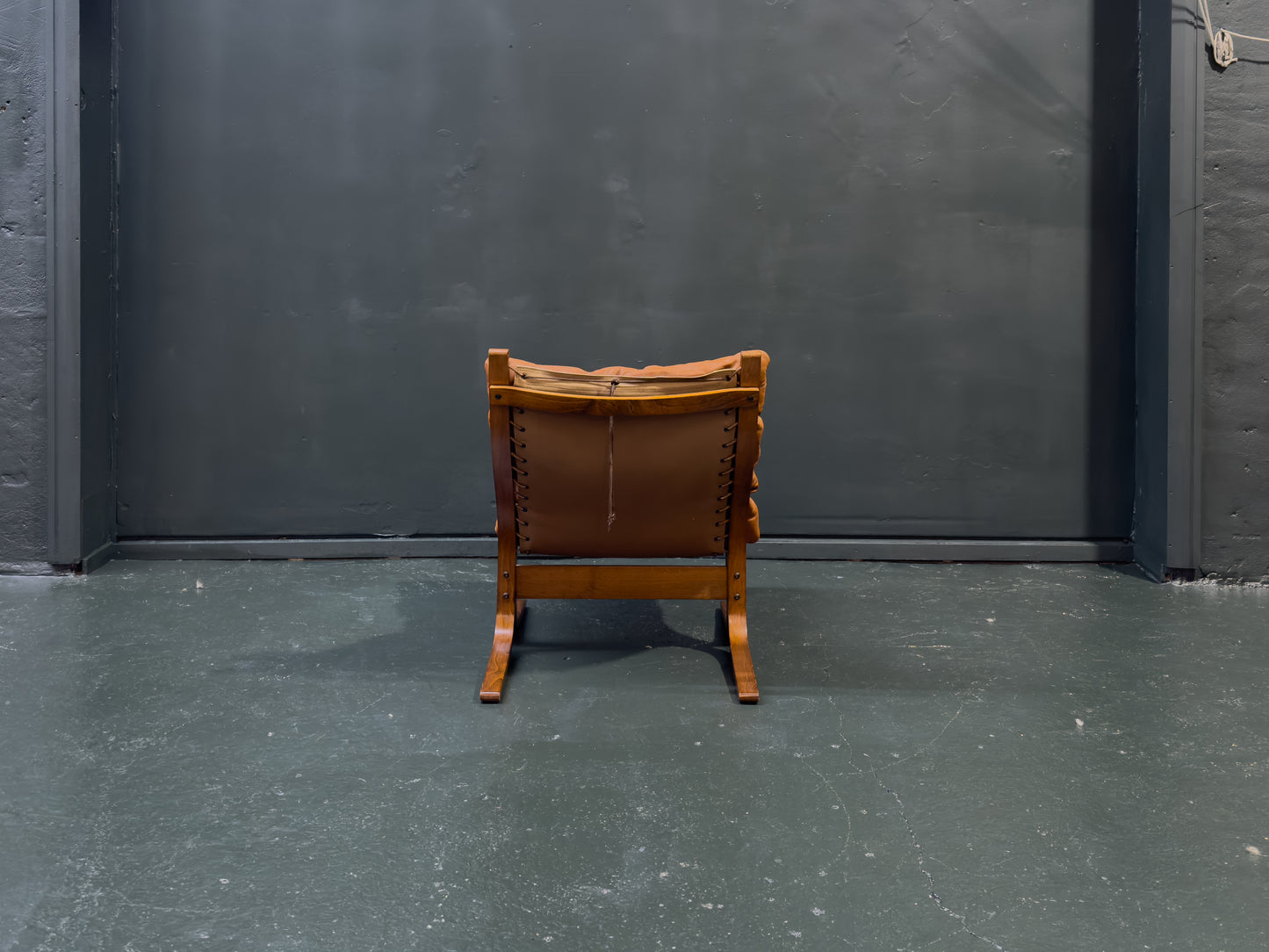Tan Leather Siesta Chair