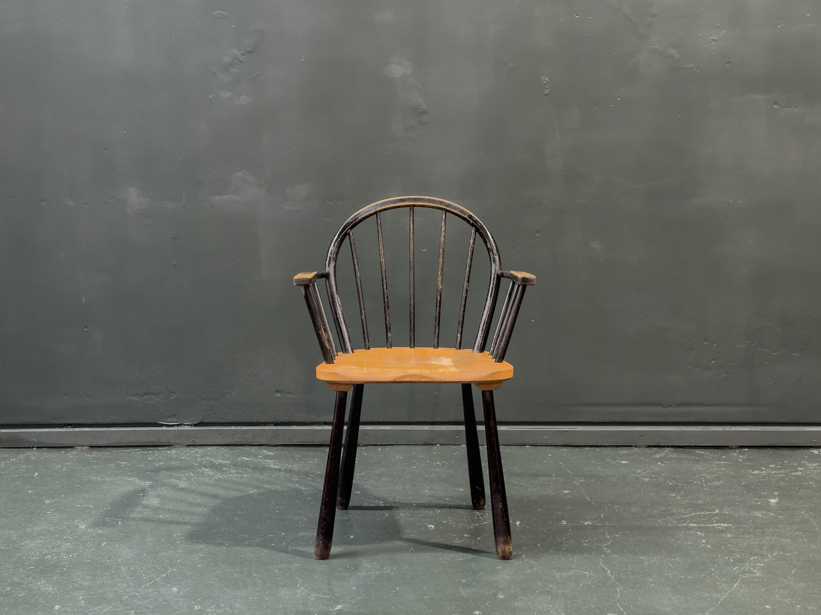 Black Patinated Oak Chair
