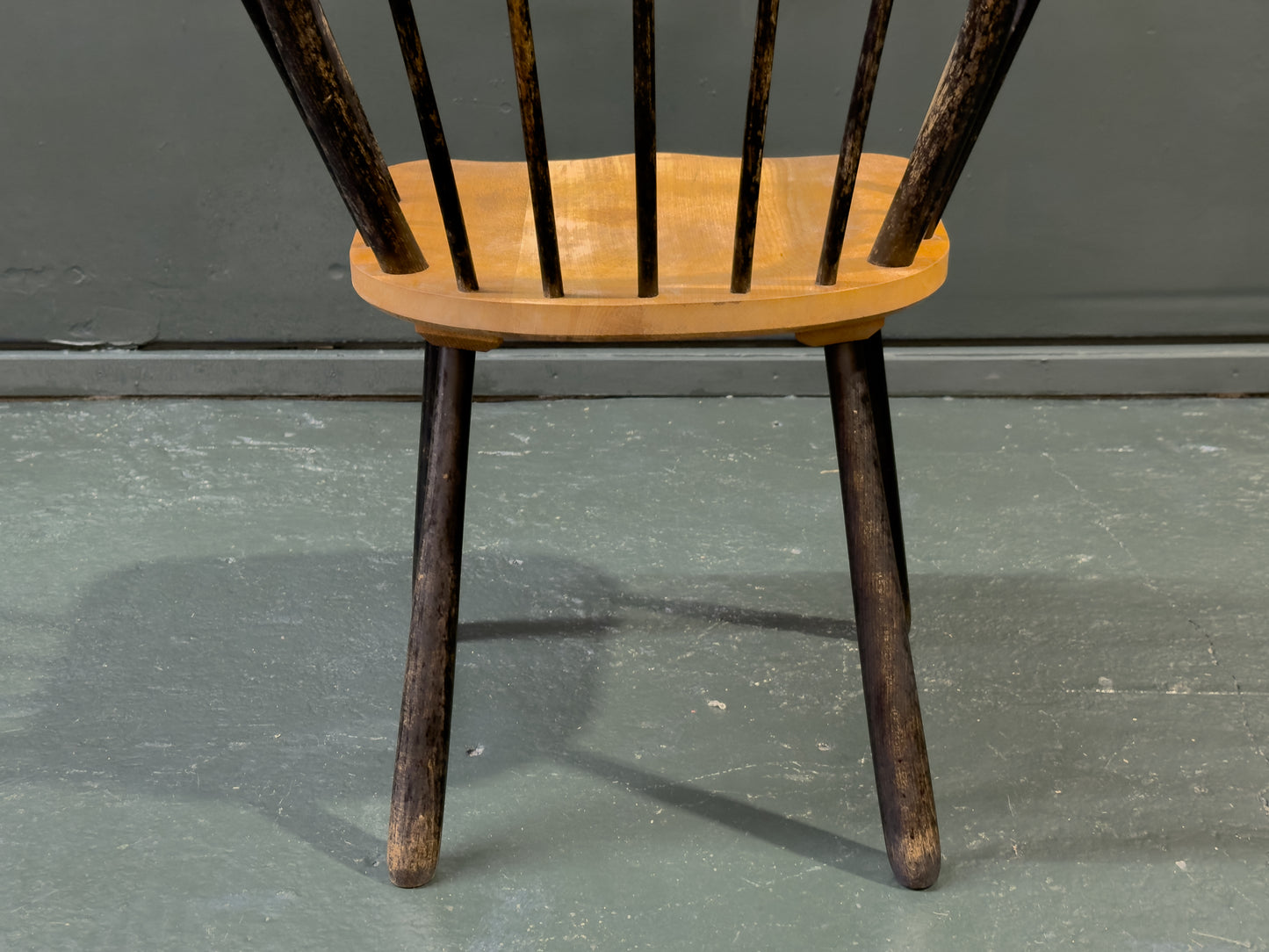 Black Patinated Oak Chair