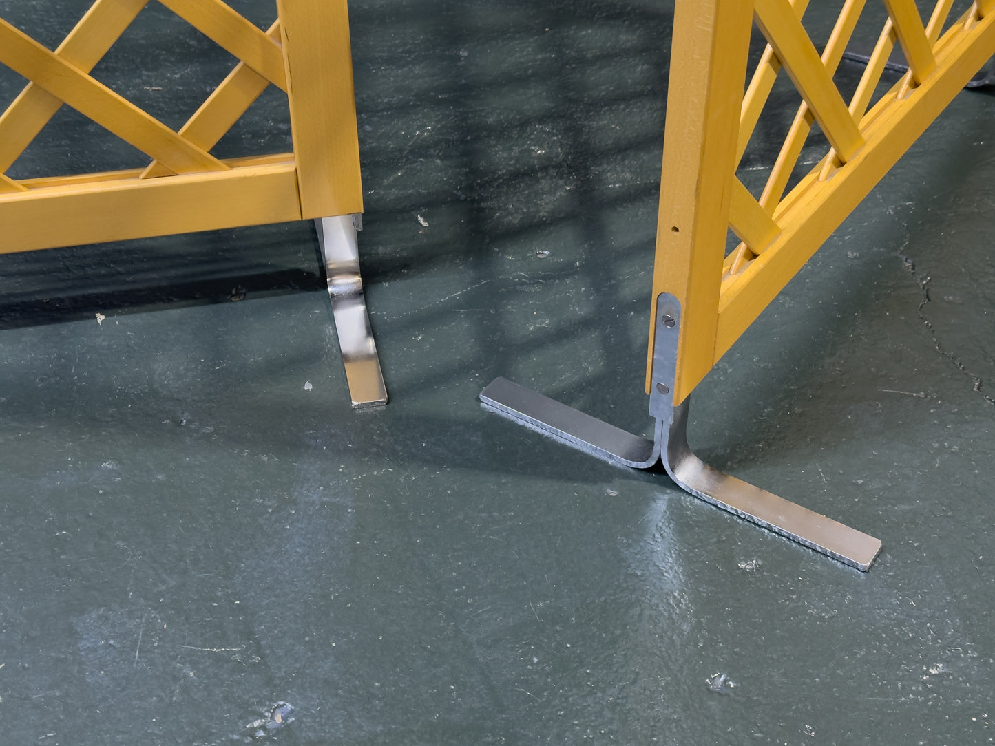 Beech and Chrome Screen