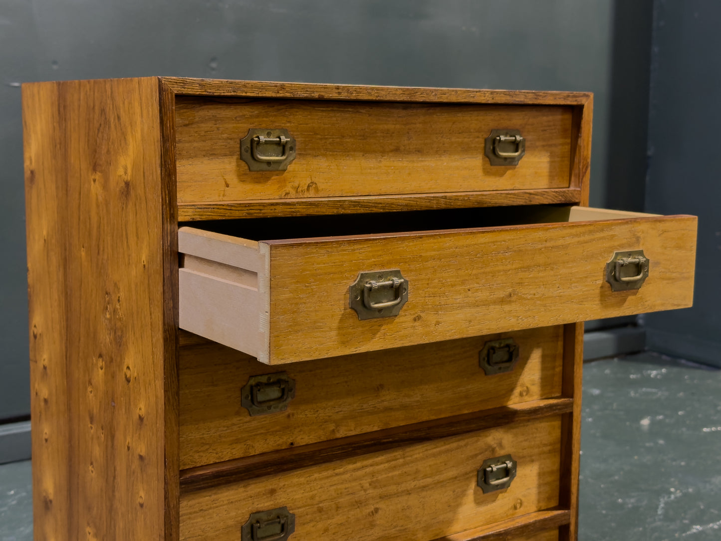 Henning Korch for CFC Silkeborg Denmark Small Rosewood Chest of Drawers