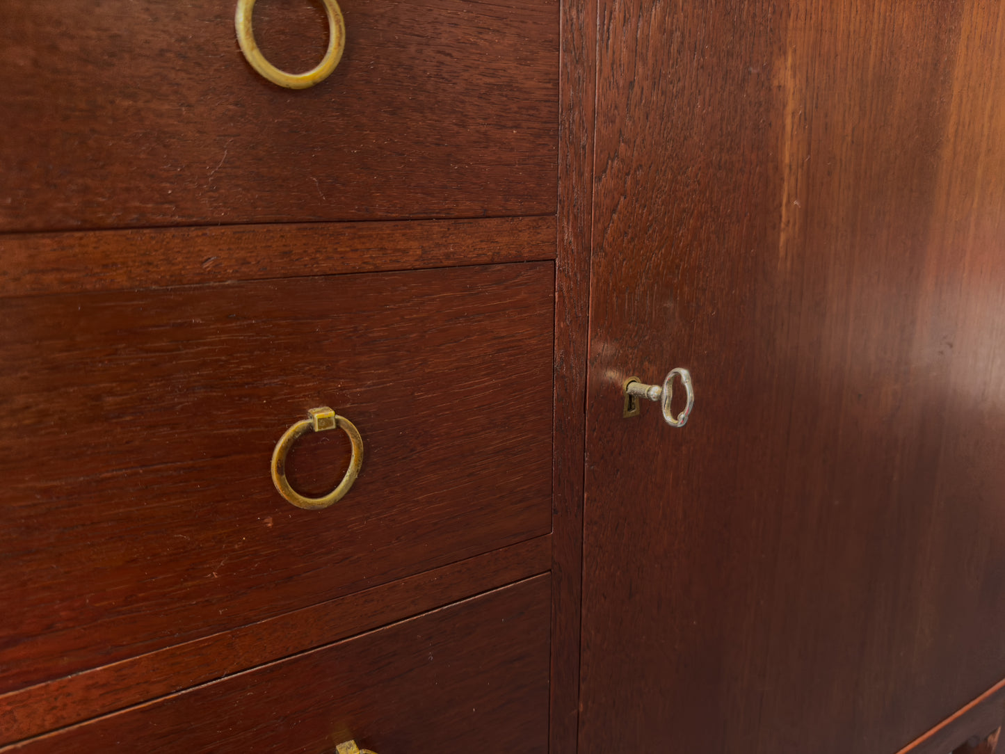 Large Oak Sideboard with Drawers