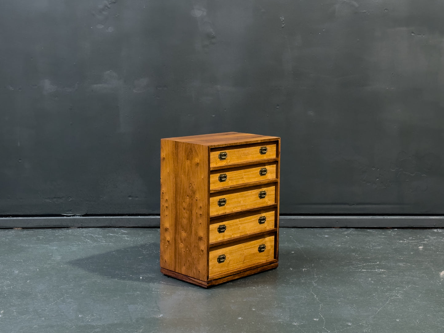 Henning Korch for CFC Silkeborg Denmark Small Rosewood Chest of Drawers
