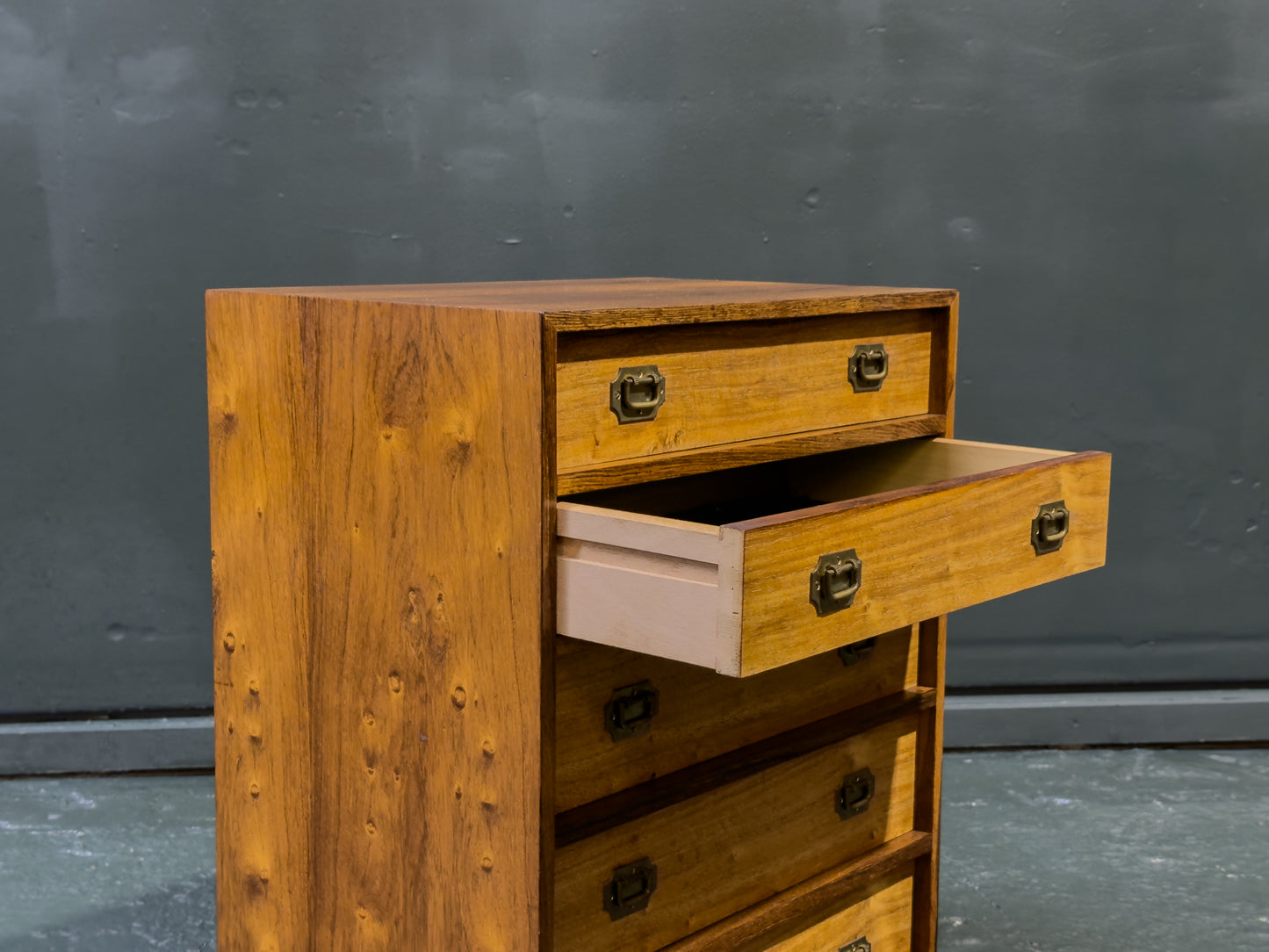 Henning Korch for CFC Silkeborg Denmark Small Rosewood Chest of Drawers