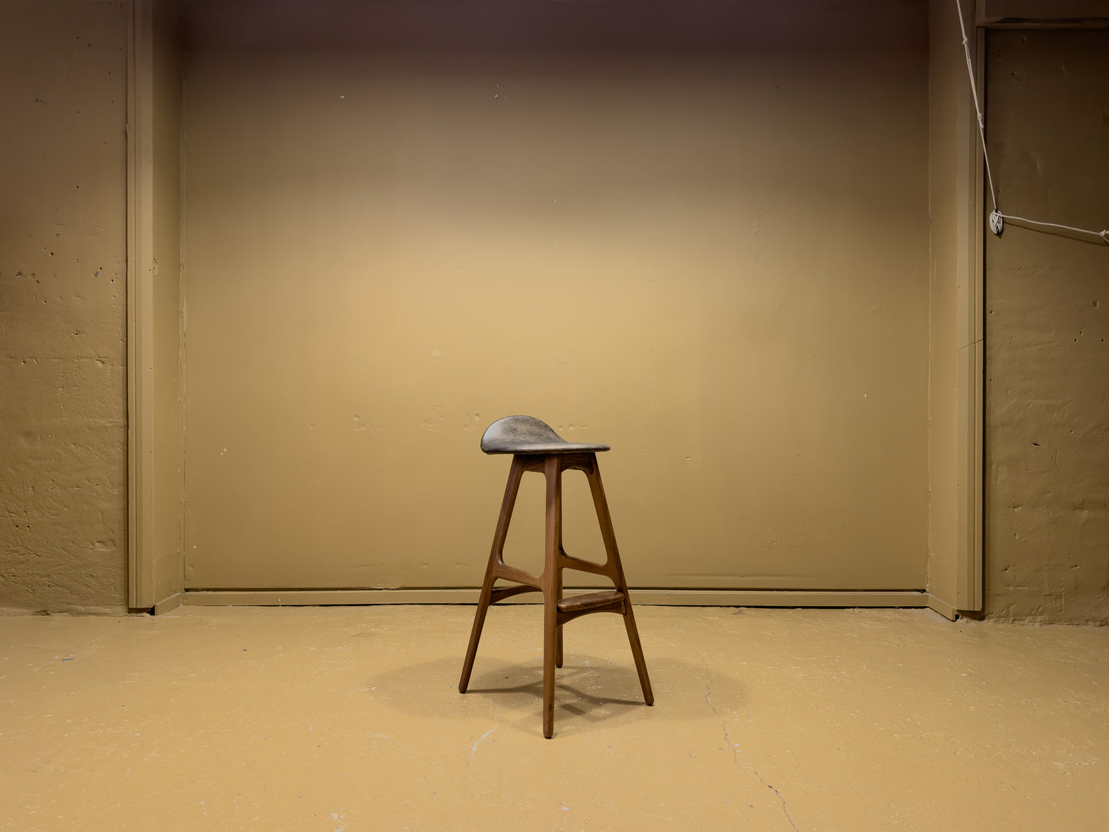 Erik Buch Model 61 Teak Barstool