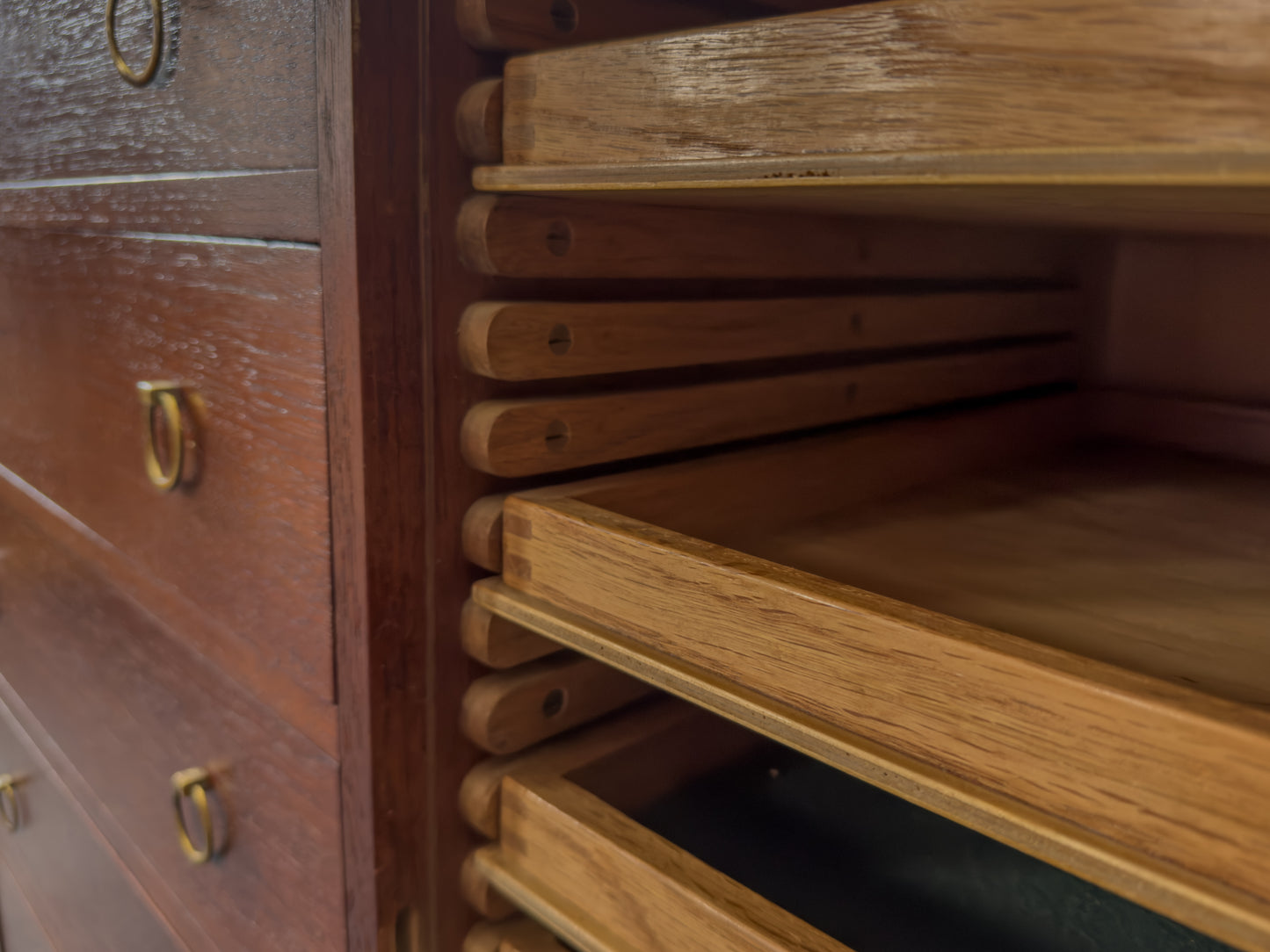 Large Oak Sideboard with Drawers