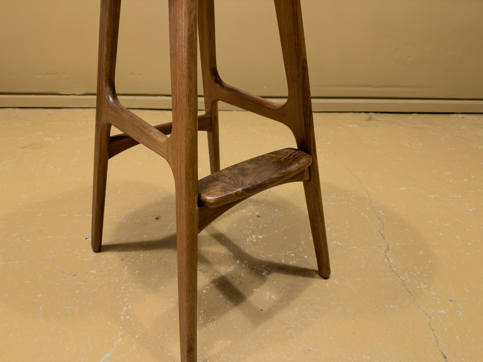Erik Buch Model 61 Teak Barstool