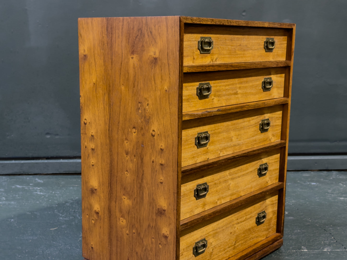Henning Korch for CFC Silkeborg Denmark Small Rosewood Chest of Drawers