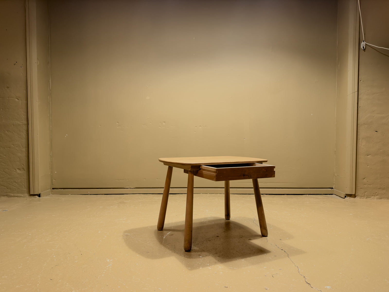 Oak Table with Drawer