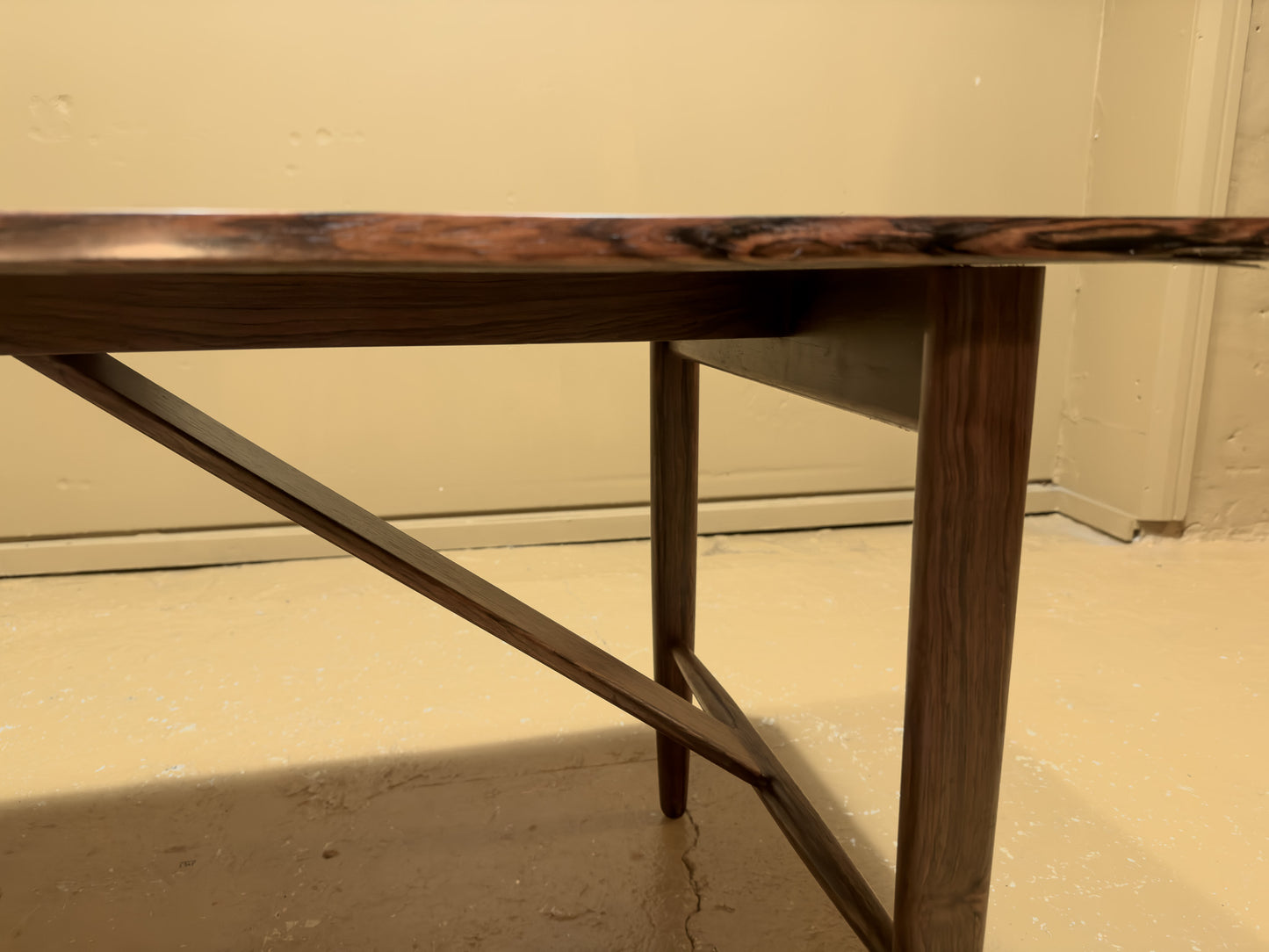Long Rosewood Coffee Table